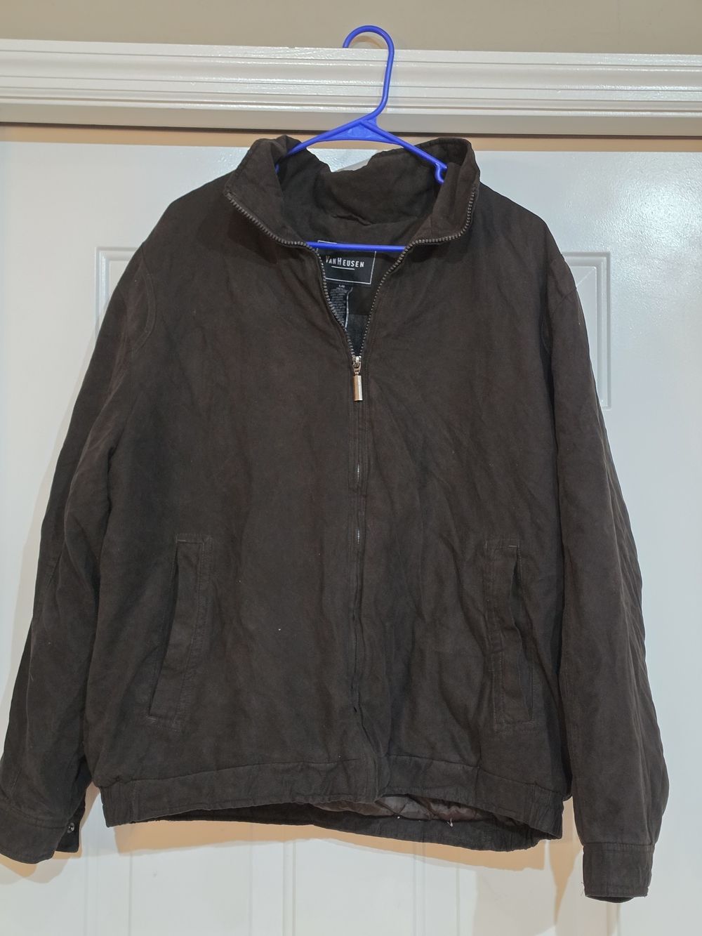 Van Heusen Dark Brown Men's Zip Jacket